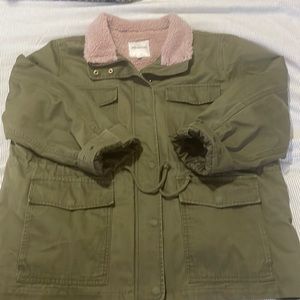 Madewell xl Sherpa lined cargo jacket